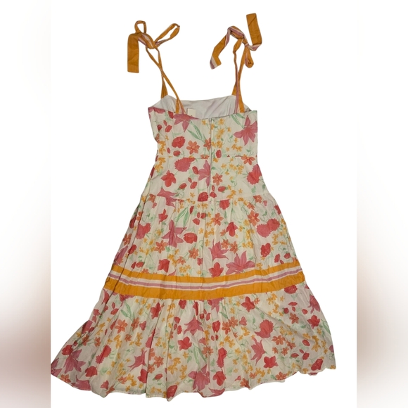 Francesca's Floral Midi Dress NWT. Size M. - Picture 6 of 6